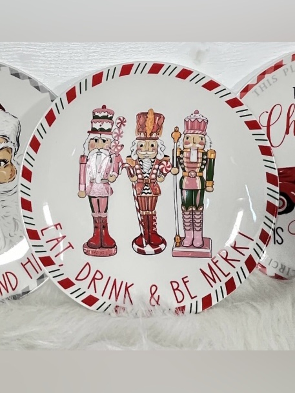 Simply Southern Eat, Drink, & Be Merry Nutcracker 10.5 inch Christmas Plate